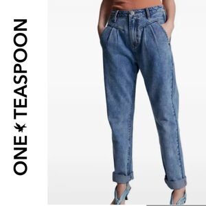 One Teaspoon REVOLVE Western 90s Mom Streetwalkers High Rise Blue Denim Jeans